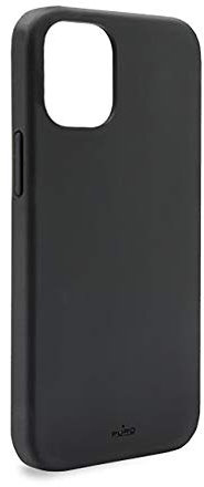 Puro Silikonhülle für Apple iPhone 12, Schwarz