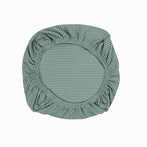 Yikko Elastic Stretch Spandex Stuhl Sitzbezüge Schonbezüge Waschbare Passform für Bürostühle, Esszimmerstühle, Bar Hochzeitsfeier Dekor (1, Grün)