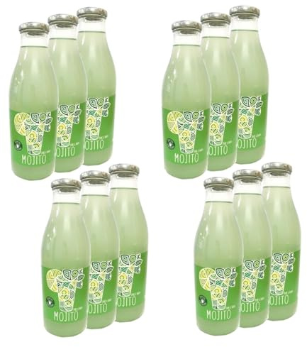 Lot 12x Boisson pour mojito - bouteille 1L