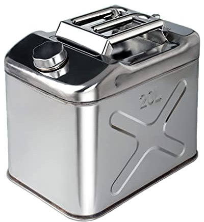 BHBXZZDB Lata de Gasolina Metal Gasolina Recipientes para Gasolina Lata de Metal para Gasolina Garrafa de Combustible Boquilla flexib 10L/15L/20L/25L/30L