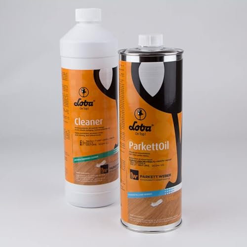 werketto Pflegeset für geölte Böden - Loba Cleaner + ParkettOil