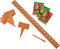 dobar® green label 29021FSCe Pflanzen-Starter-Set aus Buchenholz | 1x Pflanzenlineal, 1x Pikierstab, 5x Pflanzenschild & 3x BIO-Samenmischungen | Zubehör für das Anpflanzen von Gemüse | 60,5 cm