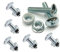 TERF® M6 X 40mm Roofing and Cable Tray Bolt with Flange Nut M6 (6mm) X 40mm Roofing Cable Tray Bolt Pozi Drive Dome Head with Serrated Hex Flange Nut Steel - Pack of 10