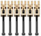 Musiclily Pro 10.8mm Saitenreiter für Floyd Rose Original/Speical Locking Tremolo Brücke, Gold (6er Set)