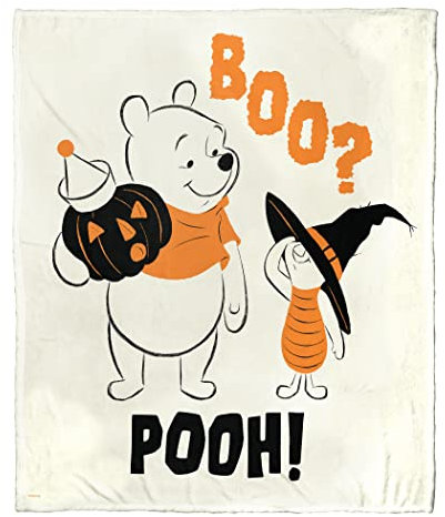 Northwest Winnie Puuh Seiden-Überwurfdecke, 127 x 152,4 cm, Boo? Pooh!
