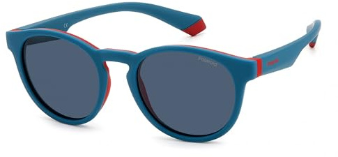 POLAROID KIDS PLD 8048/S Sunglasses for children and teenagers Aqua green and red