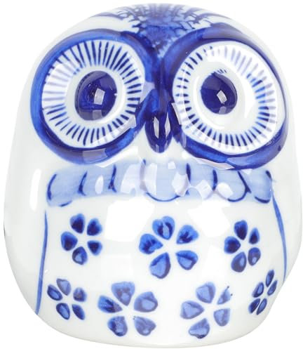 FOMIYES Eule Statue Ornament Keramik Eule Figur Kleines Tier Tee Haustier Süße Eule Dekoration Für Blumentopf Auto Armaturenbrett Weinschrank
