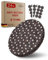 LouMaxx Antirutsch Pads selbstklebend | Anti Rutsch Pads Ø 19 mm | Rutschhemmende Möbelstopper mit extra starkem Halt – 24er Set Filzgleiter Gummi Noppen in Braun