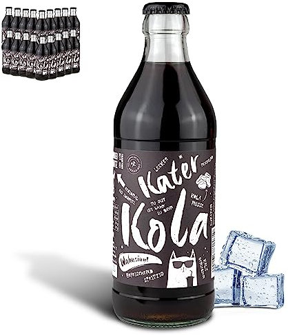 Brauerei Zwönitz Kater Kola 18er Pack / 0,33 Liter Glasflaschen Cola/Erfrischende Cola Softdrinks aus Sachsen
