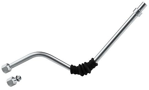 Stainless Steel Steam Wand Upgrade with Additional 3 Hole Tip Nozzle for Gaggia Coffee Machine (Steam Wand with Nuzzle)
