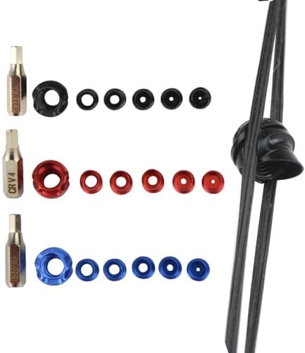 Bogenschießen Peep Sight für Compound-Bogen austauschbare Aluminium-Legierung Innenkern mit Peep Visier Hoody Compound Bogen (37°, schwarz, C)