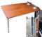 aallwwsso Rv Seite hängenden Klapptisch mit Upgrade ausziehbaren Tischbein + 2 Cup Slots，Holz Dinette Booths für Wohnmobile, Boote, Wohnwagen, Vans, Camper,79×39cm,Brown
