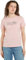 Tommy Hilfiger T-Shirt Manches Courtes Femme Script Graphic en Coton, Rose (Delicate Pink), XS