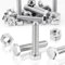 SWTYExt 30 Sätze Sechskantschrauben M6 x 40 mm Bolzen und Sechskantmutter Set DIN 933 / ISO 4017 Edelstahlschrauben A2 V2A Außensechskant Vollgewinde Schrauben mit Metrischem Maschinenschrauben