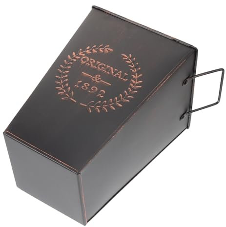 KONTONTY Pot De Fleurs Vintage Fer Seau à Fleurs Créatif Décoration De Jardin Multifonction pour Petites Plantes