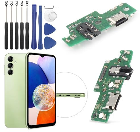 RongZy Dock Connector für Samsung Galaxy A14 5G SM-A146U/SM-A146P 2023 Ladebuchse mit Flex Kabel kompatibel mit Samsung Galaxy A14 5G USB Typ C Ladeport Ersatz