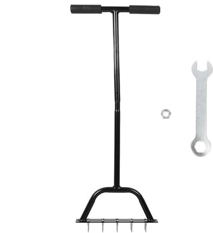 Garden Looseners Lawn Tillers Gardening Tools Aerator Hand Air Aerator Clean Tool for Garden Grass Aerating Lawns Loosening Soil