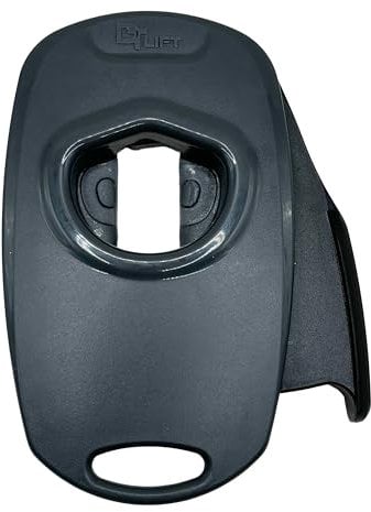 Draft Top Universal Lift – As Seen on Shark Tank | Safe Topless Can Opener for Beer & Cocktails | Works on 7.5-19.2oz Cans | Smooth Edge Design | Ultimate Bar Tool (Black & Grey)