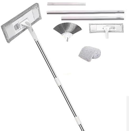SLDAGe Fregona Suelos Antideslizantes Conjunto,Mopa Microfibra para Limpiar Suelos de Madera,Laminados y Baldosas,Paredes,Ventanas,Techo,D,501cm