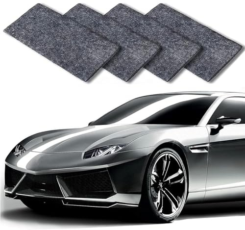 4 Stück Nano Sparkle Tuch Auto Kratzer Original, 2025 Nano Magic Tuch für Auto, Car Scratch Remover, Kratzer Entfernen Reparatur, Scratches Tücher, für Reparatur von leichten Kratzfarben Lackpflege