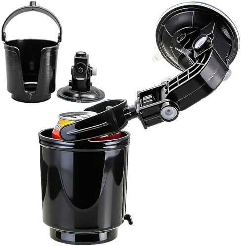 VGECEE 2PCS Porte-gobelets pour Voiture Support Porte-gobelet Porte-gobelets pour Boissons Support de Tasse de Voiture en Plastique Porte-Gobelet De Ventilation De Voiture Réglable pour SUV Camions