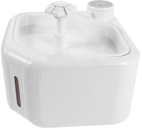 TOYANDONA Fontaine à Eau Automatique pour Chat et Chien Station d 39 Abreuvement Silencieuse Blanche Fontaine à Eau Courante pour Animaux d 39 Intérieur avec Pompe Intégrée Facile
