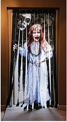 “RIDEAU PORTE HALLOWEEN” (THÈME DE L’EXORCISTE) 210x90cm