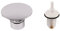 Geberit Ventilabdeckung Clou 240.750.211, Chrom