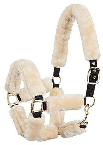 BR Premiere Halfter Artificial Fur Fellhalfter Pony