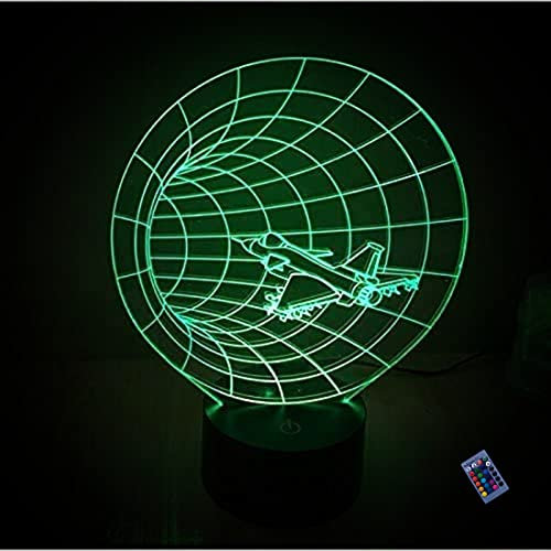 Optische Täuschung 3D Raum Zeit Tunnel Nacht Licht 16 Farben Andern Sich Fernbedienung USB-Strom Touch Schalter Dekor Lampe LED Lampe Tisch Kinder Brithday weihnachten Geschenk