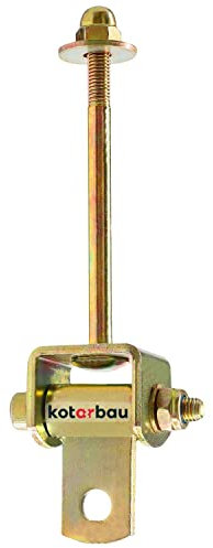 KOTARBAU® Gancio Altalena 118 mm Cuscinetto a Cerniera per Altalena Giardino Gancio Amaca Sospesa Ganci per Altalena da Esterno Ganci in Acciaio Zincato Dorato