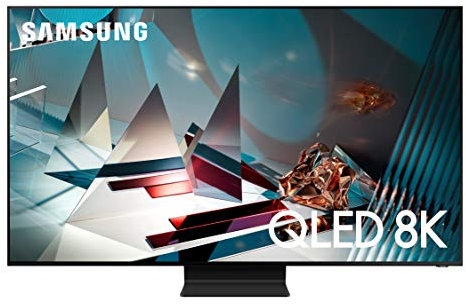 Samsung Q800T Smart TV 65 QLED 8K, Wi-Fi, 2020, Silver, Classe di Efficienza Energetica D