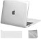 MOSISO Compatible with MacBook Pro 13 inch Case M2 M1 2025 2024 2023 2022-2016 A2338 A2289 A2251 A2159 A1989 A1706 A1708, Plastic Hard Shell Cover & Keyboard Skin & Wipe Cloth, Crystal Clear