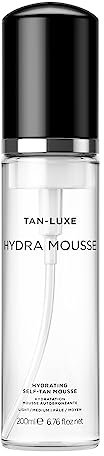 TAN-LUXE HYDRA-MOUSSE Mousse autoabbronzante, media (200 ml) Cura della pelle autoabbronzante, cruelty free e vegana