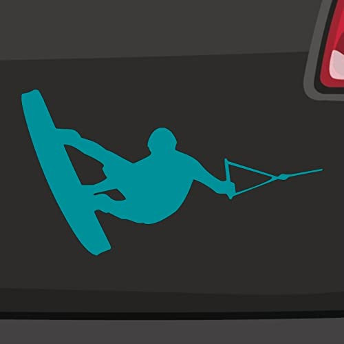 Wakeboarder Aufkleber -6 Größen 21 Farben- Wassersport Kitesurfen Sommer Surfen