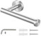 Toilettenpapierhalter, Klopapierhalter, WC Rollenhalter Klopapierhalter, SUS304 Edelstahl WC Papier Halterung für Badezimmer Toilette Küche, Rostfrei, Schrauben Installation - Gebürstet Silber