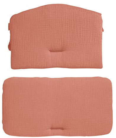 hauck Sitzkissen für Alpha+, Beta+ & Arketa Holzhochstuhl Highchair Pad ab 6 Monaten, Anti-Rutsch Noppen, Einfache Befestigung mit Druckknöpfen, Maschinenwaschbar (Cork)