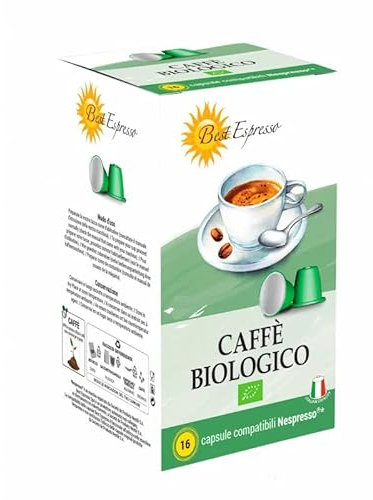 Pack 12x16 Capsules de Café Bio 100% Arabica Compatibles avec Nespresso®