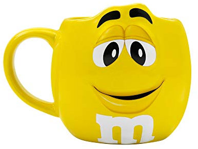 MY M&M'S Tasse - originelle Geschenkidee zum Verschenken oder Danken (Gelb)
