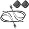 ZEALfix 1 coppia con cavo di controllo maniglie di inclinazione maniglie di inclinazione del sedile anteriore destro e sinistro per Fiesta MK6 2002-2012 1441167 1417521