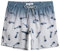 MaaMgic Short de Bain pour Homme Maillot de Bain Rayée avec Poche Séchage Rapide Short de Plage pour Vacance Piscine,Arête de Poisson - Gris,M