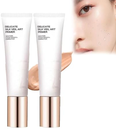 Skin Pore Cover Smooth Corrector, Delicate Silk Veil Art Primer, Tarnung Tone Up Primer, Kontrolle unsichtbarer Poren Primer, Big Poren Perfect Cover (2pcs)