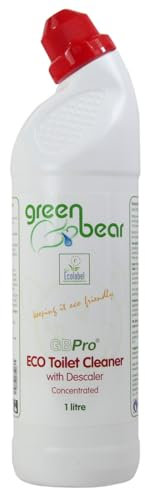 GBPro Eco (CONCENTRATED) Toilet Cleaner Gel (+ descaler) with Ecolabel - 1 Litre - Refillable Bottle - Money saving size