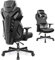 OneGame Silla Gaming, Transpirable Ergonómica Silla Gamer Adulto Estilo Carreras de Ordenador reposabrazos 3D Respaldo Ajustable Silla Escritorio con Soporte Lumbarjustable 150KG, Negro-Gris