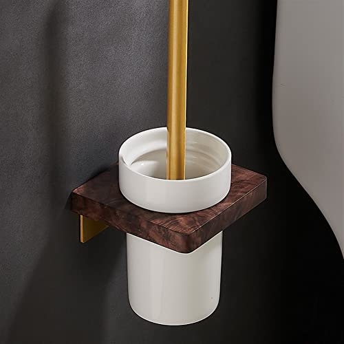 SXKJ Porte-Serviettes en Bois, Ensemble d'accessoires de Salle de Bain, Porte-Serviettes, Crochet à Peignoir, Porte-Papier Toilette, Porte-Serviettes/Brosse de Toilette