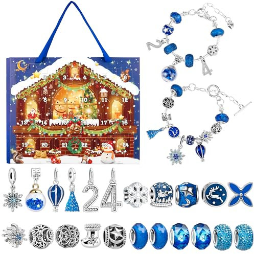 Belloxis Adventskalender Schmuck Adventskalender Mädchen Adventskalender 2024 Weihnachtskalender