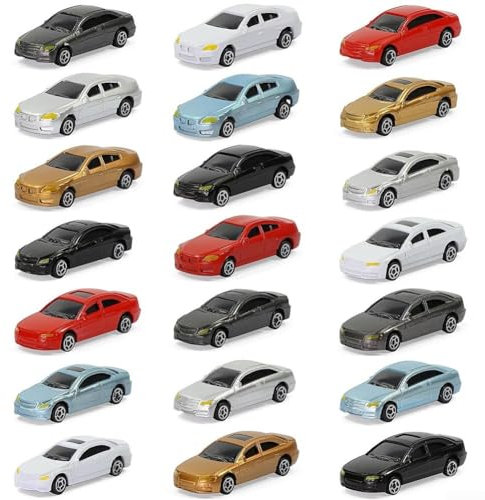 50Pcs Model Car, Modello Ferroviario HO N Scala 1:100 Modello Auto Costruzione Scenario Treno Layout, Adatto Per Ferrovia E Layout Di Costruzione
