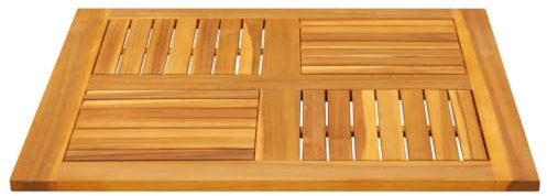 HEFZGDB Tischplatte 80x80x2,2 cm Quadratisch Massivholz Akazie Schreibtische Arbeitsplatte Schreibtischplatte Desk für Büro Küche Studienraum Konferenzraum