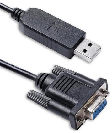Cutesliving Adaptador USB a RS232 DB9 hembra para Dell PowerConnect | Chipset FTDI FT231XS | Cable de 1,8 m | Cobre sin oxígeno | Cable de consola de grado industrial (1,8 m)
