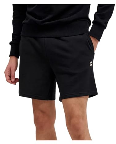 hummel hmlPULSE Short Herren | Baumwolle | Unkomplizierter Pull-On-Verschluss | Gerade geschnitten für bequemen Sitz | Normal Fit | Einfarbig | elastisch